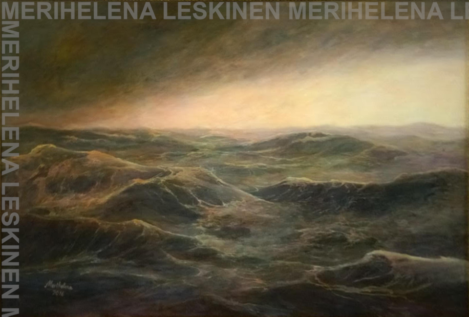 Myöhäinen ilta merellä